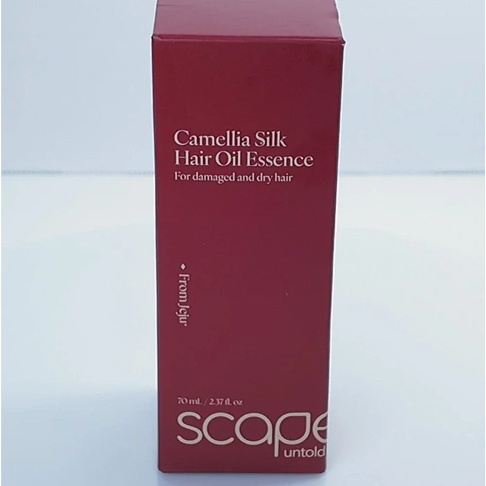 Scapes Camellia Silk Hair Oil Essence for Damaged Dry Hair 2.37oz New Exp‎ 05/28